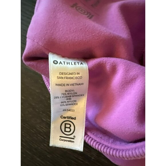 Athleta Barre Kick Flare High-Waist Pants Crop Leggings Size S - Picture 7 of 9